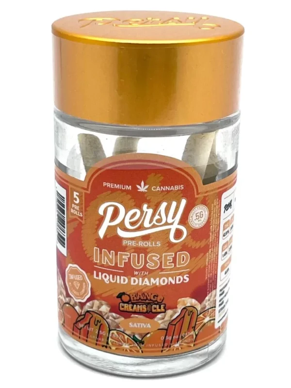 GRAPE APE PERSY LIQUID DIAMONDS INFUSED PRE-ROLLS